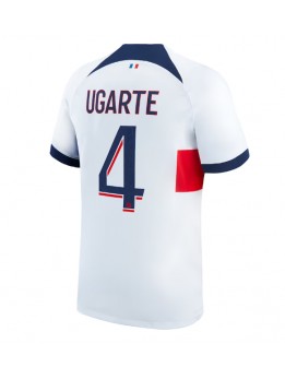 Billige Paris Saint-Germain Manuel Ugarte #4 Bortedrakt 2023-24 Kortermet